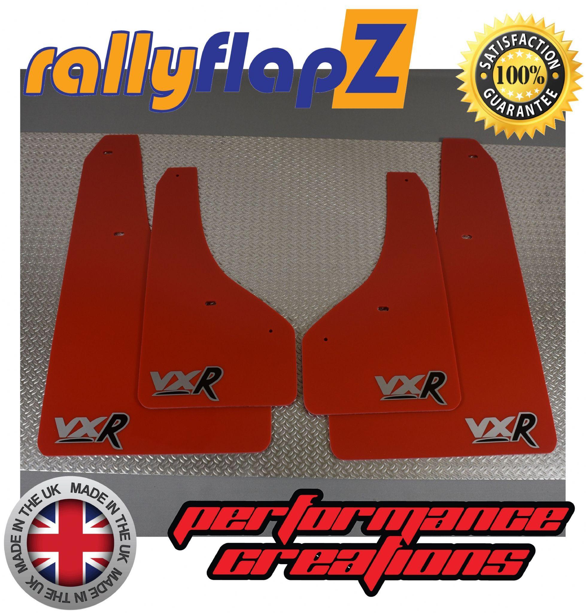Red Black and Silver Logo - ASTRA GTC VXR 2012 RED MUDFLAPS LOGO SILVER BLACK
