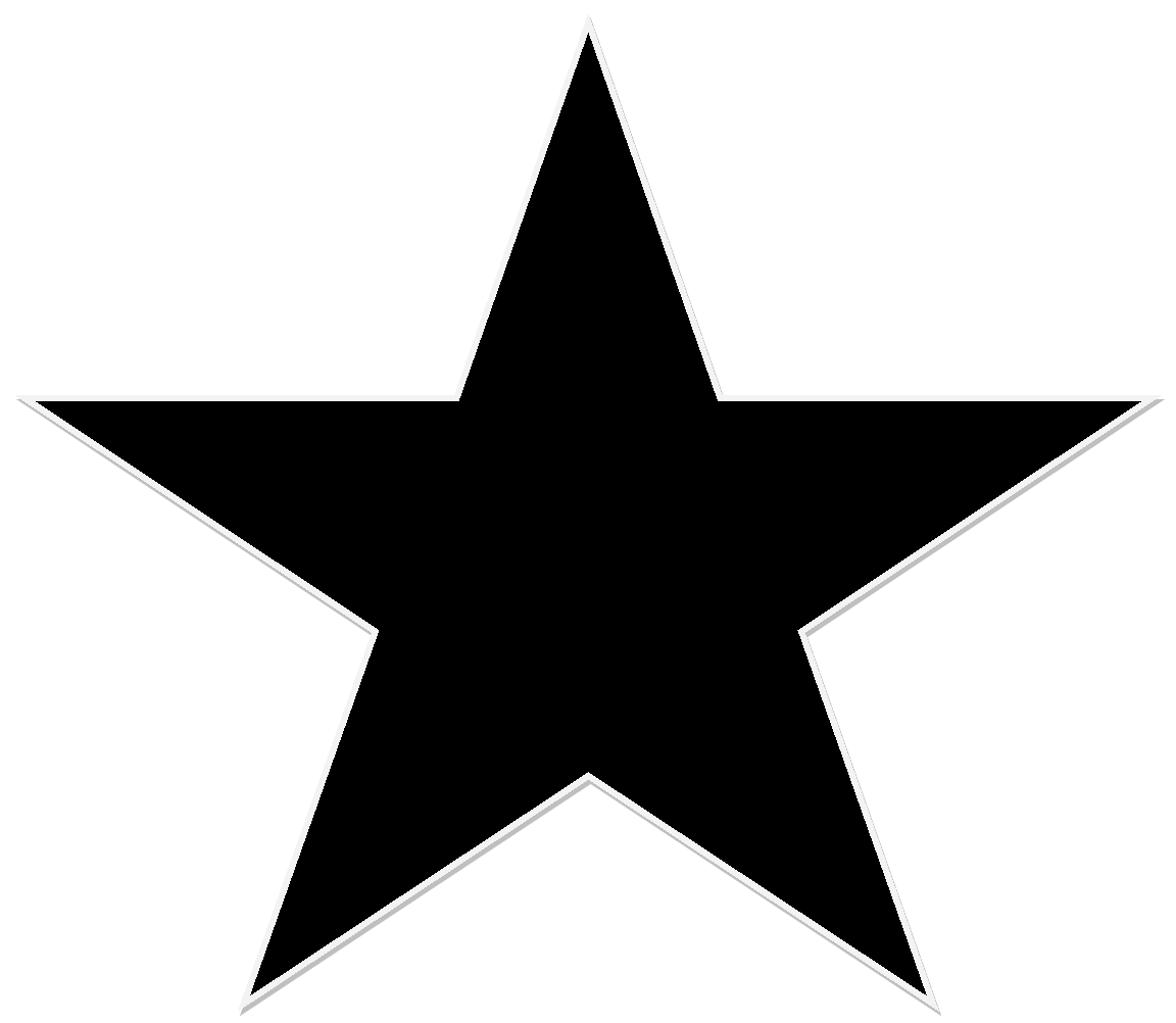 White and Black Star Logo - File:A Black Star.png