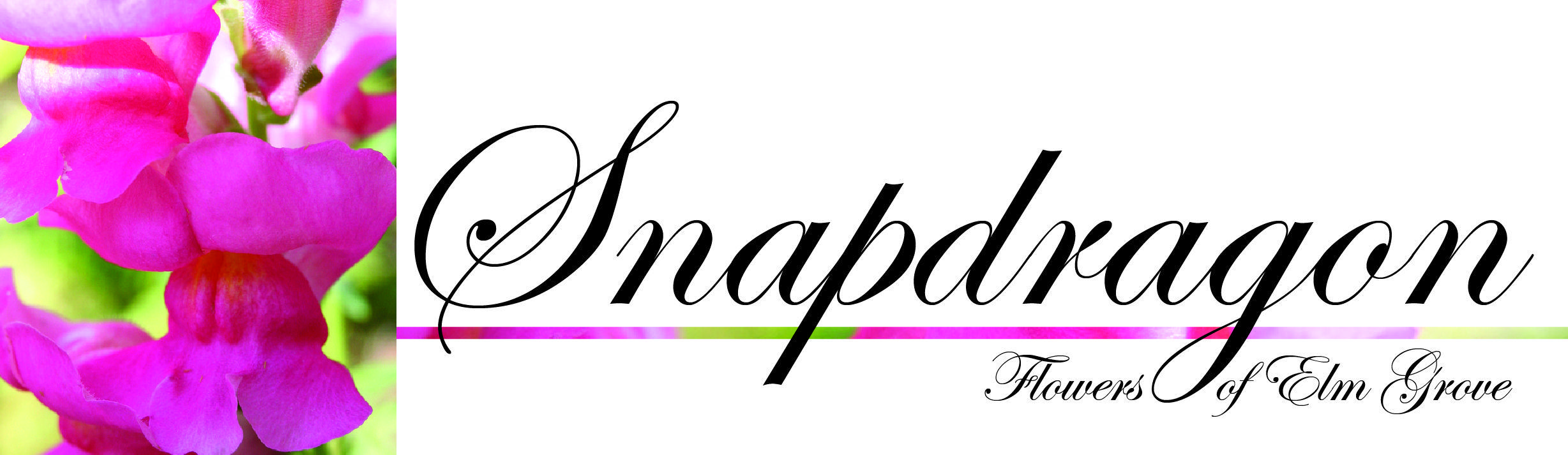 Snapdragon Flower Logo - Valentine's Day Gift Offer - Allô! Chocolat, Waukesha, WI