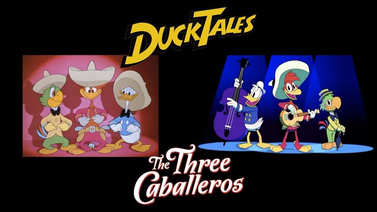 The Three Caballeros Logo - The Three Caballeros Song (DuckTales) Old VS New - YouTube