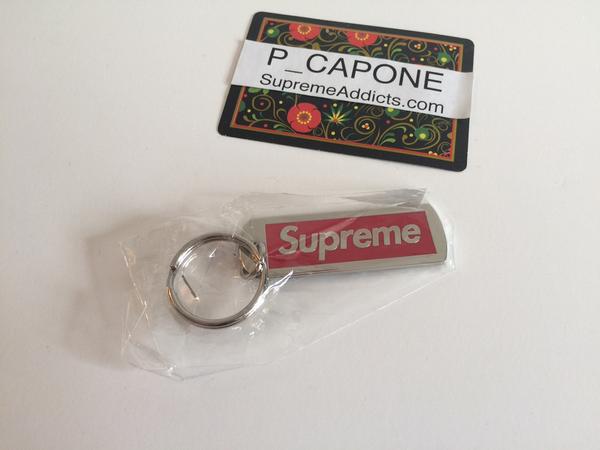 S a Red Box Logo - Supreme Red Box Logo Keychain – SUPREME ADDICTS