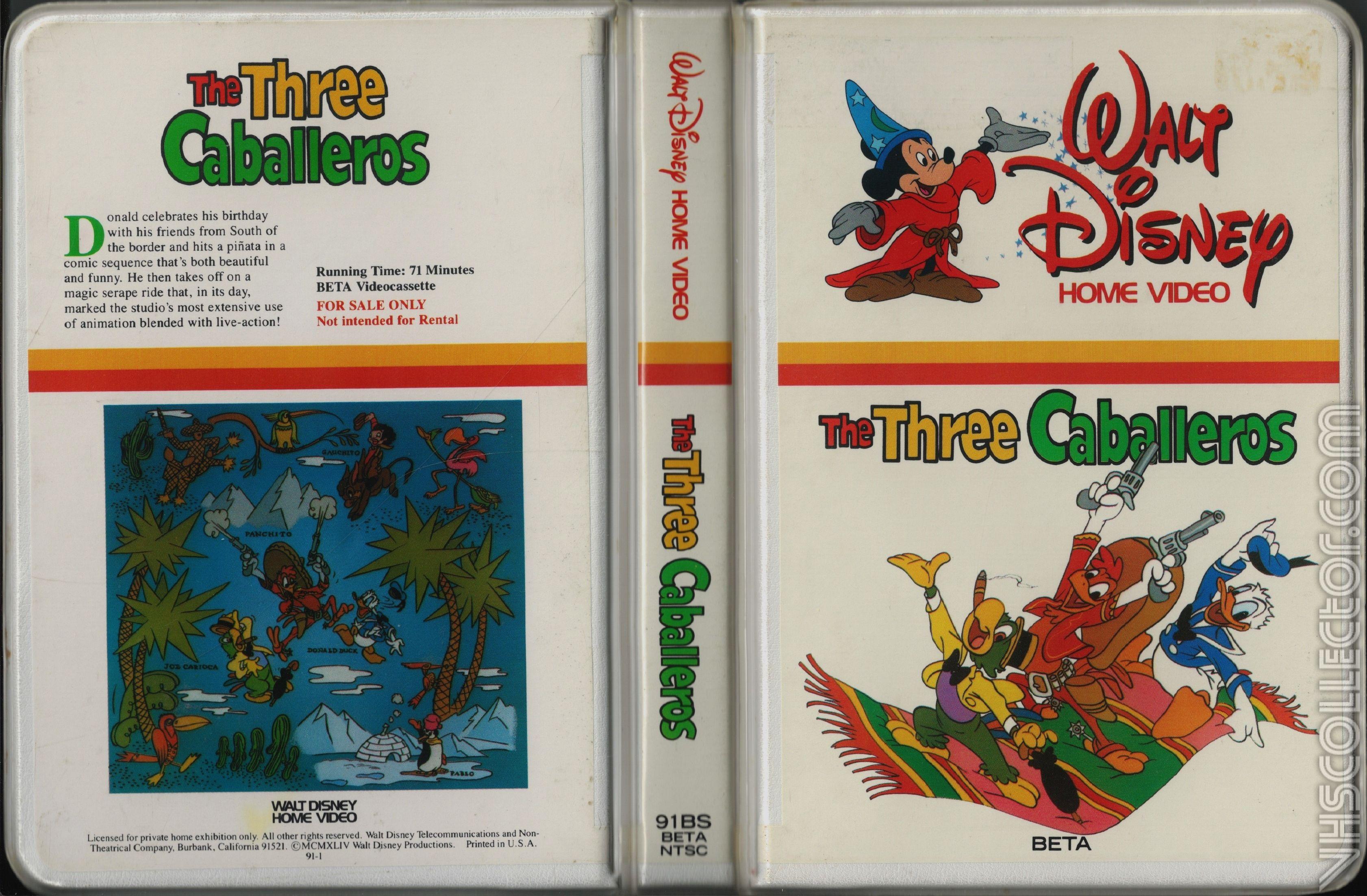 The Three Caballeros Logo - The Three Caballeros | VHSCollector