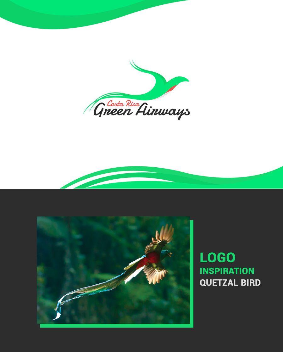 Green Bird Airline Logo - Entry #228 by ArunTriads for Airline Logo 