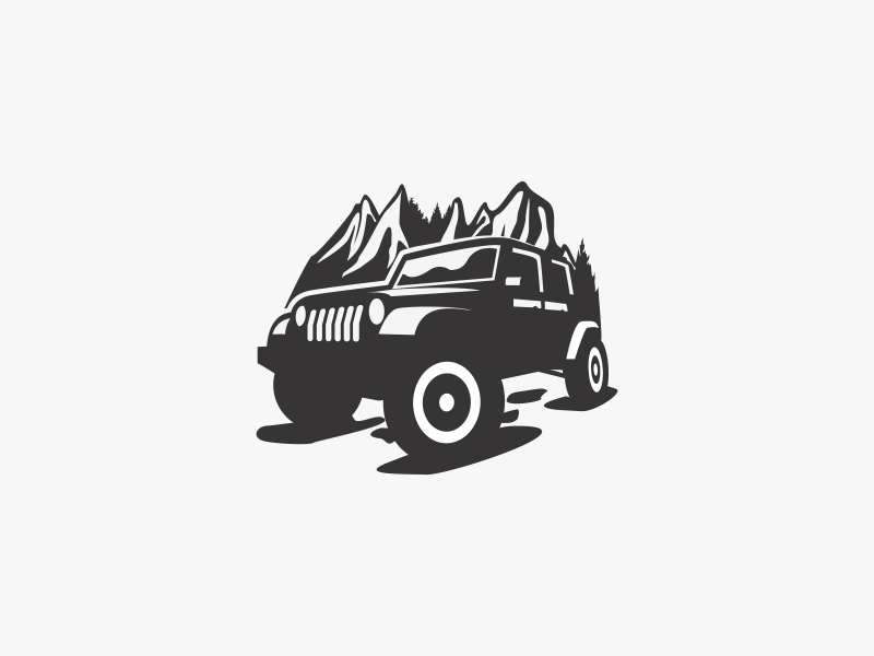 Jeep Wrangler Mountain Logo - Jeep by Garasigrafis | Dribbble | Dribbble