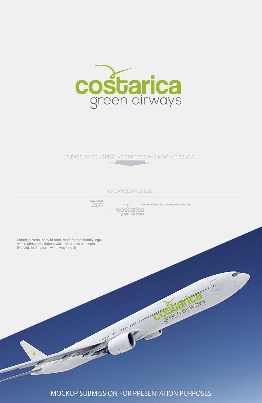 Green Bird Airline Logo - Entry by rafaelffontes for Airline Logo Costa Rica Green