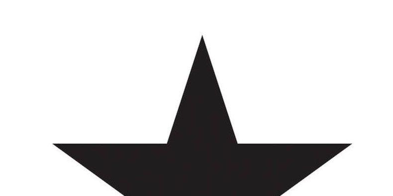 White and Black Star Logo - David Bowie's Blackstar Art Released for Free to Fans | Pitchfork