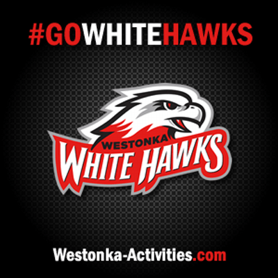 Red and White Hawk Logo - Westonka White Hawks on Twitter: 