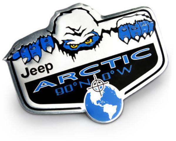 Jeep Wrangler Mountain Logo - JEEP Wrangler Metal car sticker Snow Mountain polar ARCTIC car ...