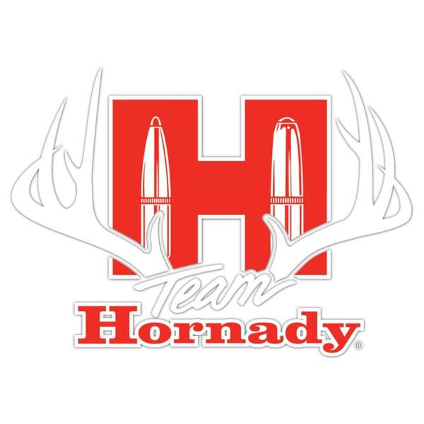 Team Hornady Logo - Team Hornady® Antlers Sticker Manufacturing, Inc