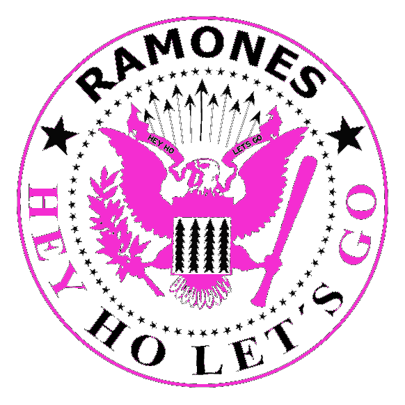 Pink Ramones Logo - transparent farts