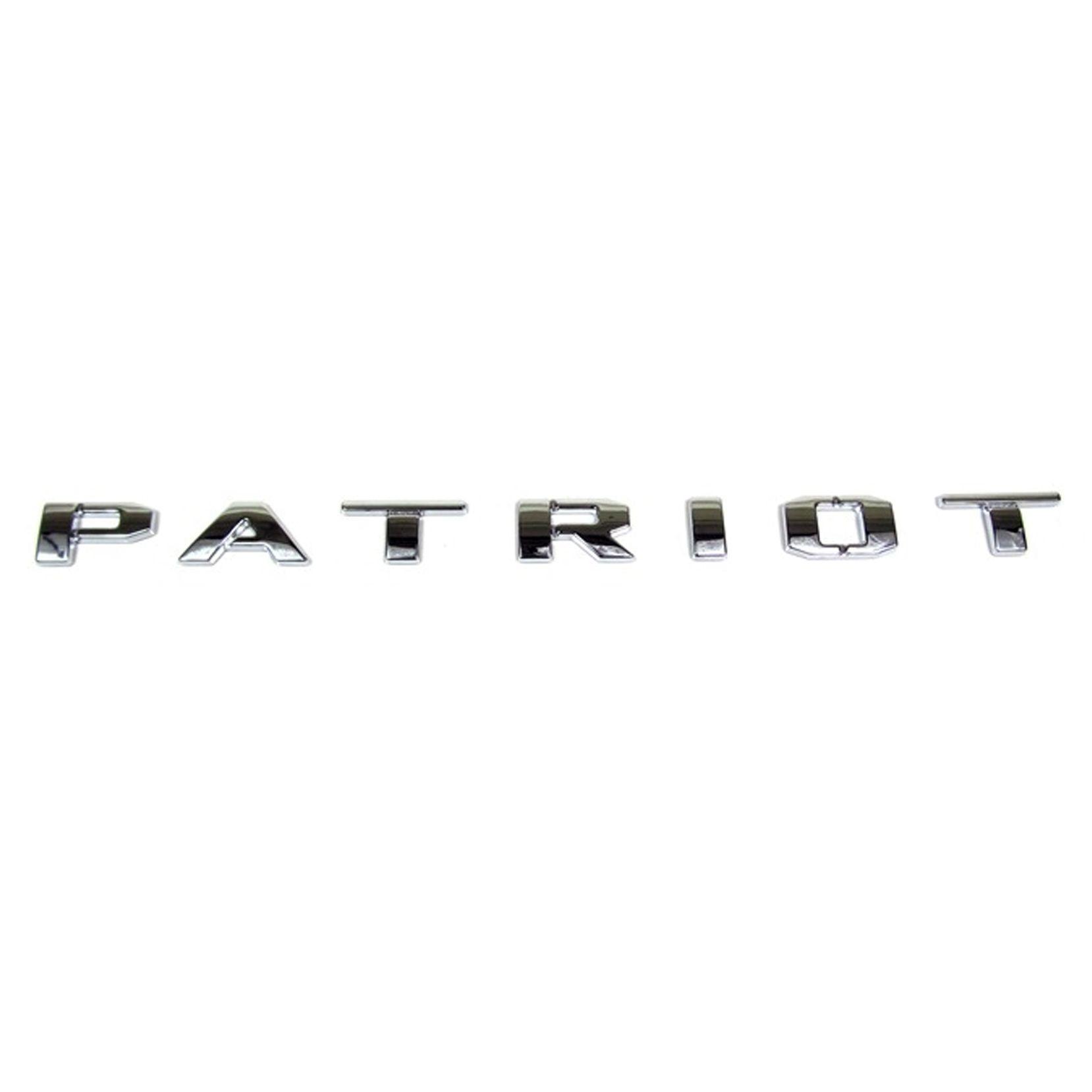 Jeep Patriot Logo - Choose your Jeep :: Jeep Patriot MK (2007-2016) :: Decals, Emblems ...