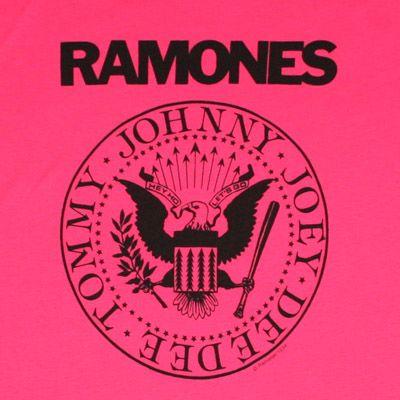 Pink Ramones Logo - Buy Official Ramones Presidential Seal Juniors Tee Shirt