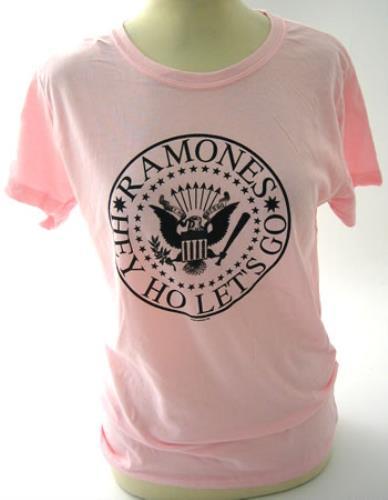 Pink Ramones Logo - The Ramones Logo T-Shirt - Large [Girls] US t-shirt (375521)