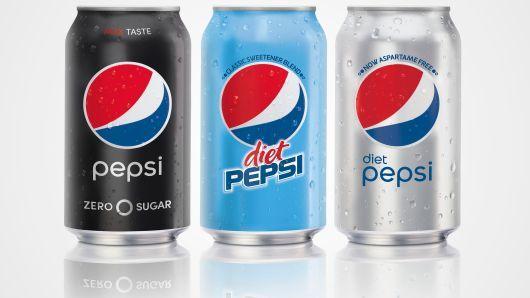 Blue Pepsi Cola Logo - Pepsi relaunches Diet Pepsi with aspartame following sharp decline ...