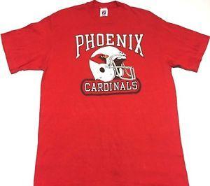 Phoenix Cardinals Logo - Vintage 80s Phoenix Cardinals T Shirt Logo 7 50-50 XL Red Arizona | eBay