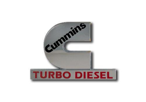 Cummins Turbo Diesel Logo - Mopar OEM Dodge Ram Chrome 