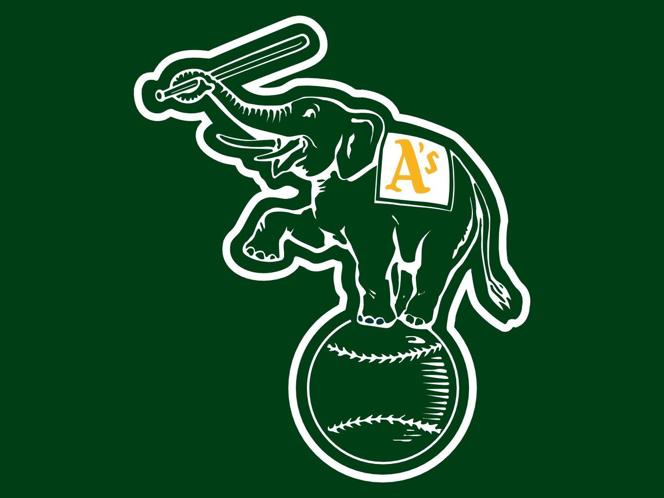 Oakland Athletics Elephant Logo - Oakland Athletics Elephant Wallpaper | Oakland A's Themes | Oakland ...