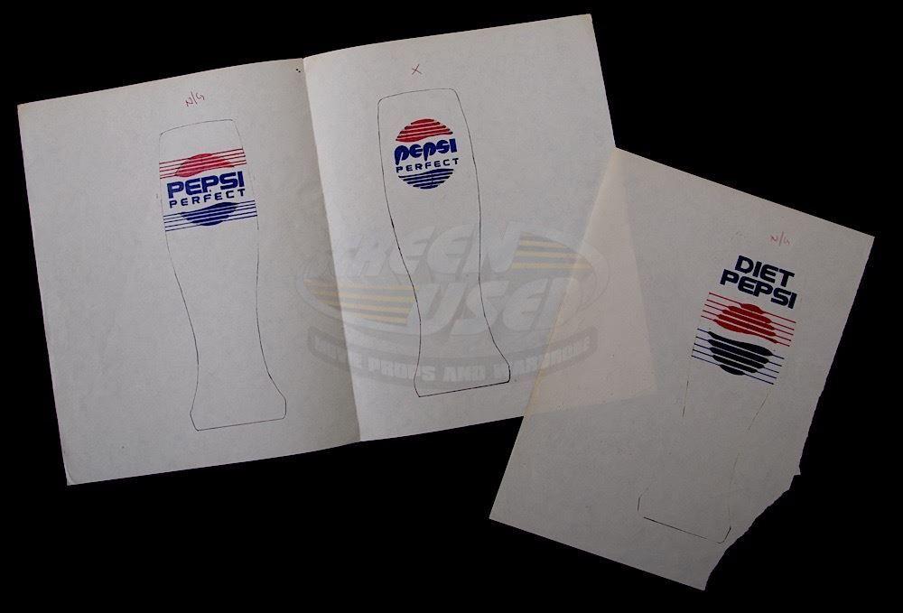 Diet Pepsi and Pepsi Logo - Back To The Future 2 - Pepsi Perfect & Diet Pepsi Design Prints - 17728