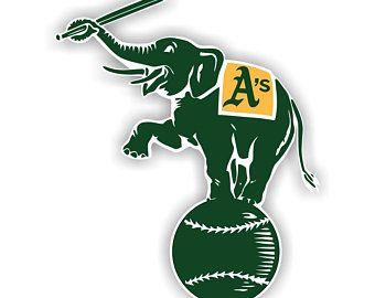 Oakland Athletics Elephant Logo - Oakland a's | Etsy