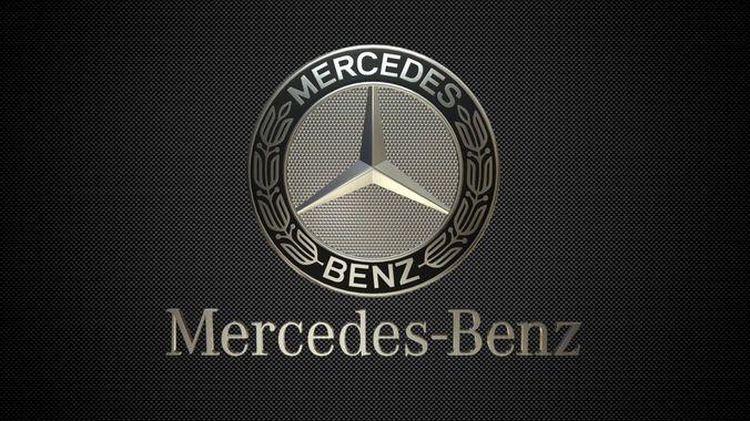 Mercedez Benz Logo - 3D model avto Mercedes Benz Logo 3