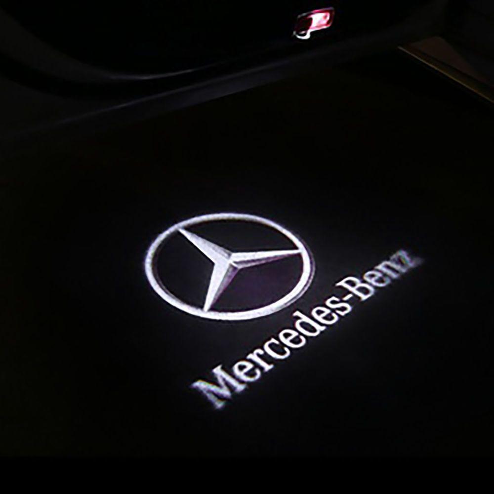 Mercedez Benz Logo - Door Mercedes Benz LOGO PROJECTOR Puddle Light Mercedes OLDER CLA