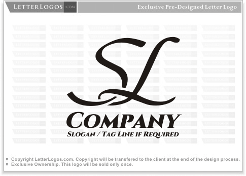 S L Logo - Elegant SL Logo ( letter-s-logo-22 )
