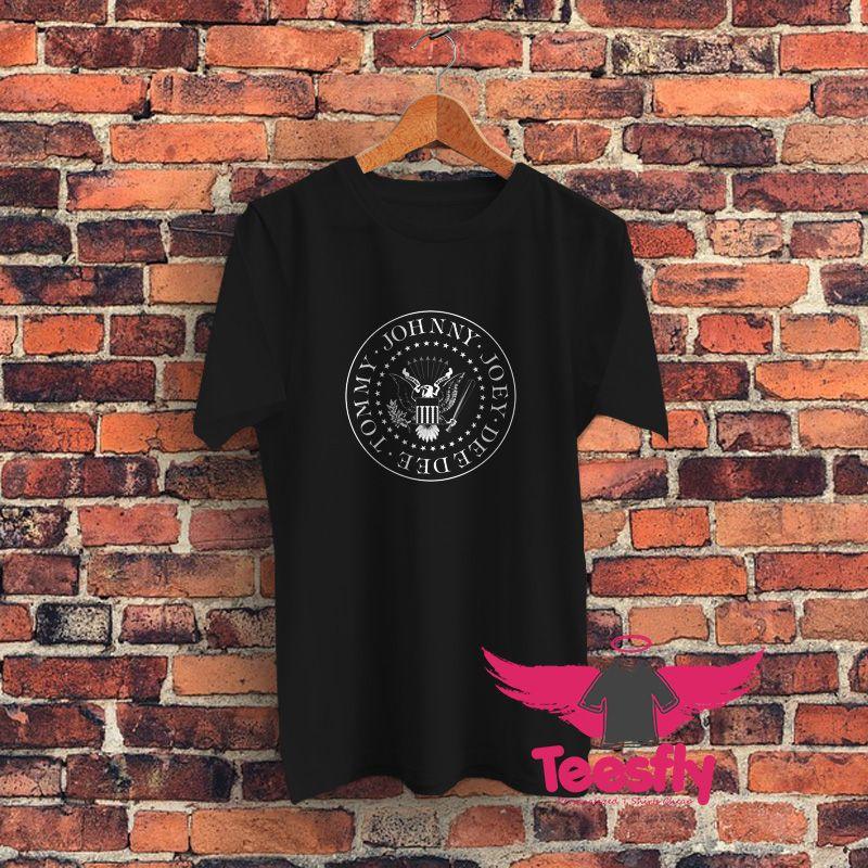 Pink Ramones Logo - Cheap Ramones Logo Graphic T-Shirt | Teesfly Affordable Custom T Shirt