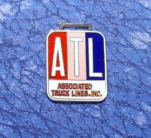 Atl Inc Logo - ATL Associated Truck Lines, Inc. Trucking Logo Watch Fob | eBay
