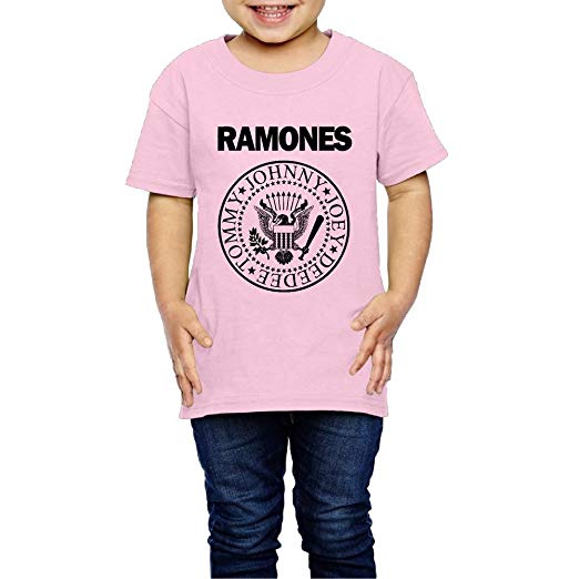 Pink Ramones Logo - Amazon.com: UrsulaA Kid's Ramones Cotton Tees for Girls/Boys T ...