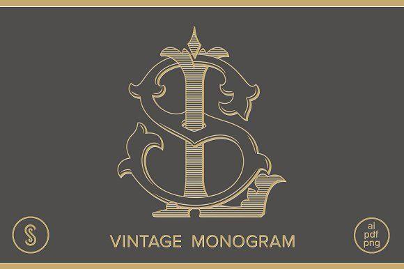 SL Logo - LS Monogram SL Monogram ~ Logo Templates ~ Creative Market