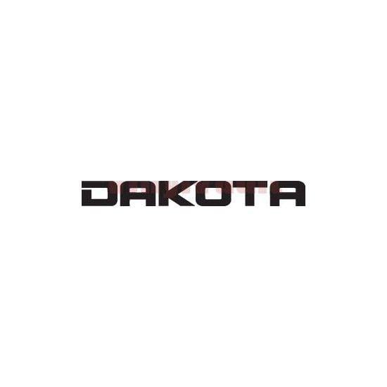 Dakota Logo - DAKOTA Logo Vinyl Car Decal - Vinyl Vault