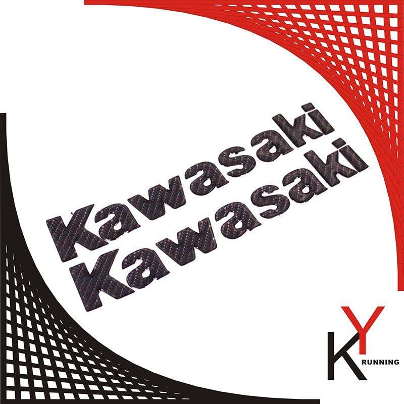 Kawasaki Z Logo - Black Carbon Motorcycle Emblem Badge Decal 3D Tank Wheel Logo ...