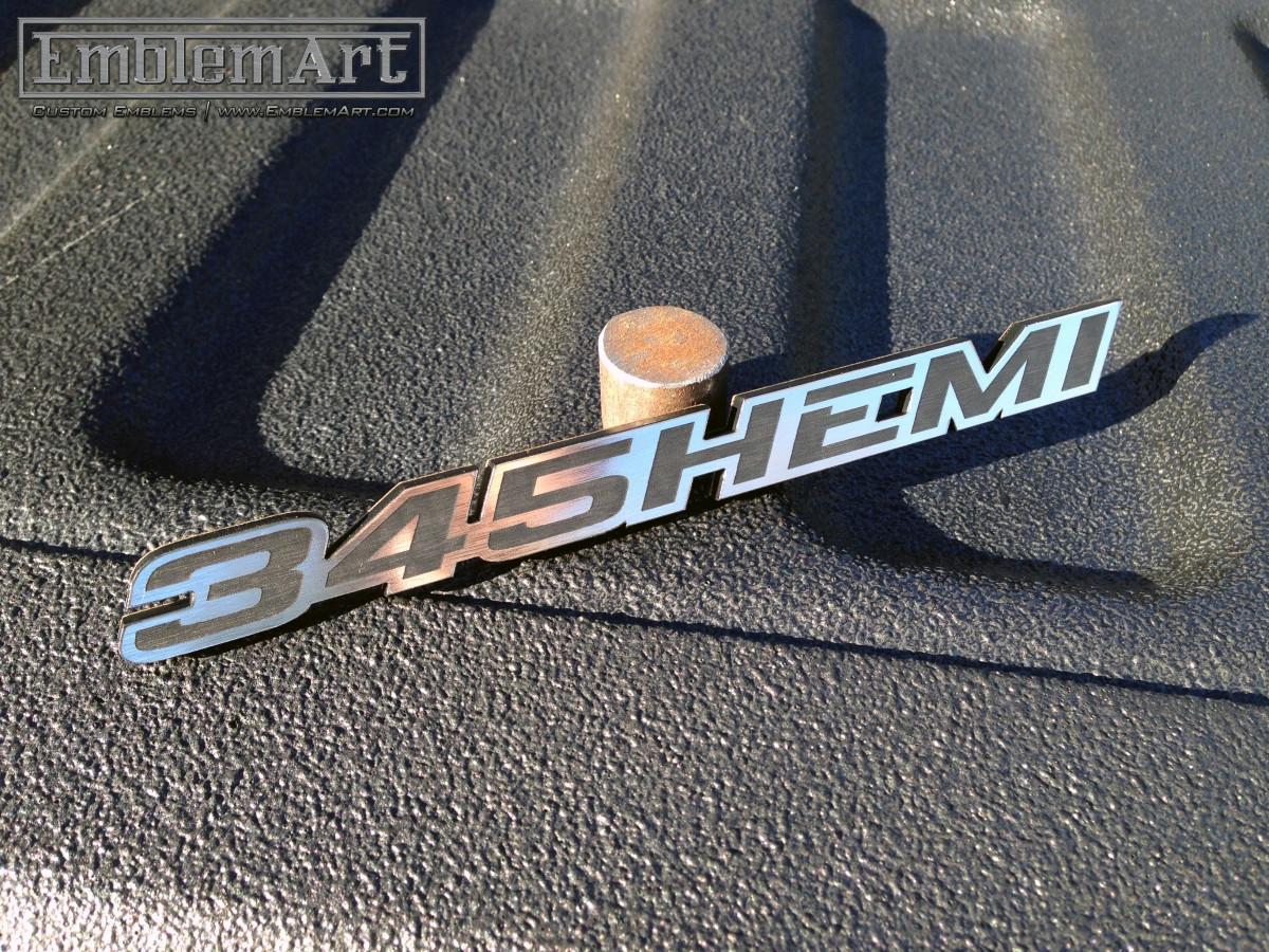 Custom Hemi Logo - Chrome Emblem Gallery | EmblemArt Custom Emblems | Car, Truck and Hotrod