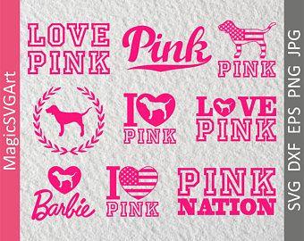 Pink Nation Logo - Pink victoria secret | Etsy