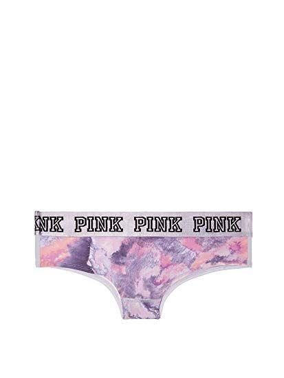vs Pink Logo - VS Pink Victoria's Secret Pink Logo Cheekster Panty Amethyst Cloud