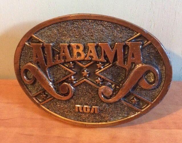 Alabama Band Logo - Alabama band Belt Buckle RCA Records Nashville Nipper Logo | #1761221950