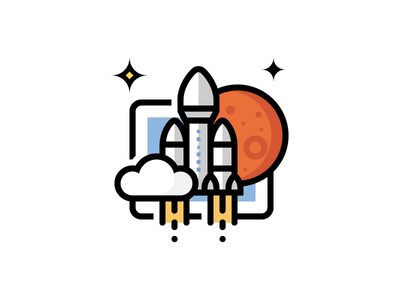 Falcon Heavy Logo - Falcon Heavy Launch | Line craft & outline & linear design: Logo ...