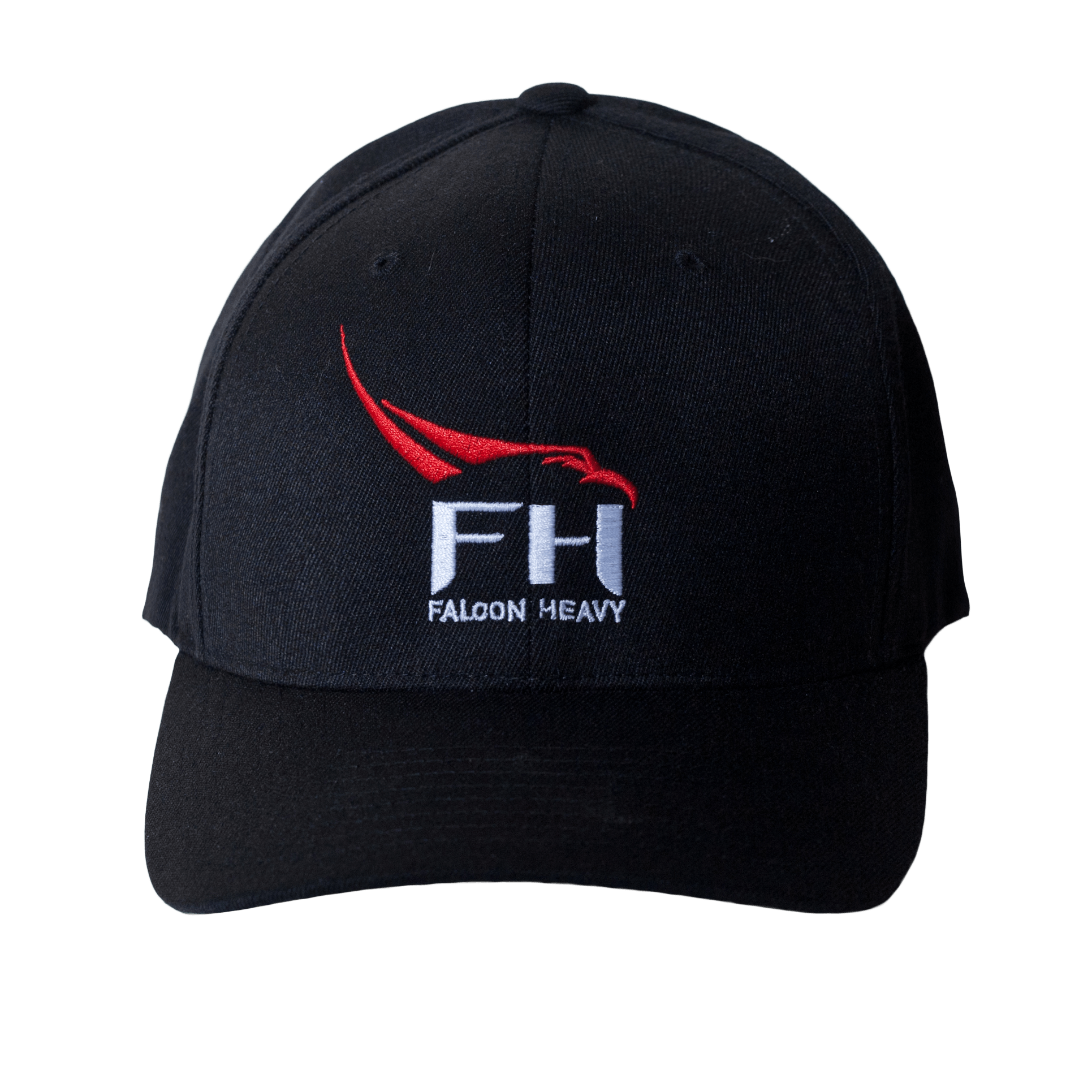 SpaceX Falcon Logo - Shop SPACEX FALCON HEAVY FLEXFIT CAP Online from The Space Store