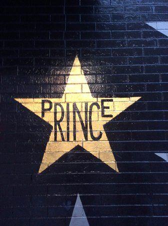 Purple and Gold Star Logo - Prince's Gold Star on First Avenue; his Purple Rain Movie Club ...
