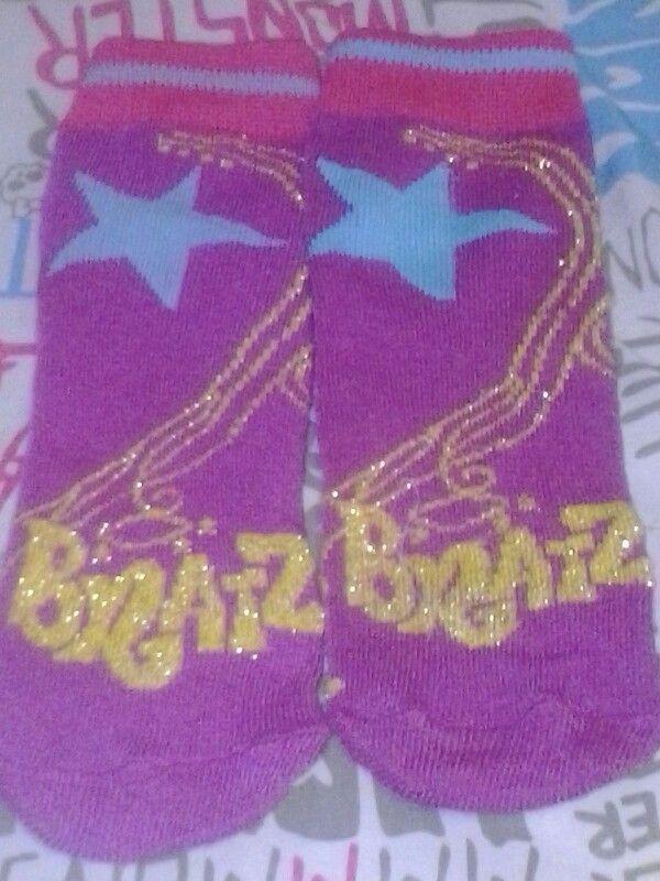 Purple and Gold Star Logo - Bratz Pink, Purple, Blue, & Gold Stars Logo Rock N Party Socks ...
