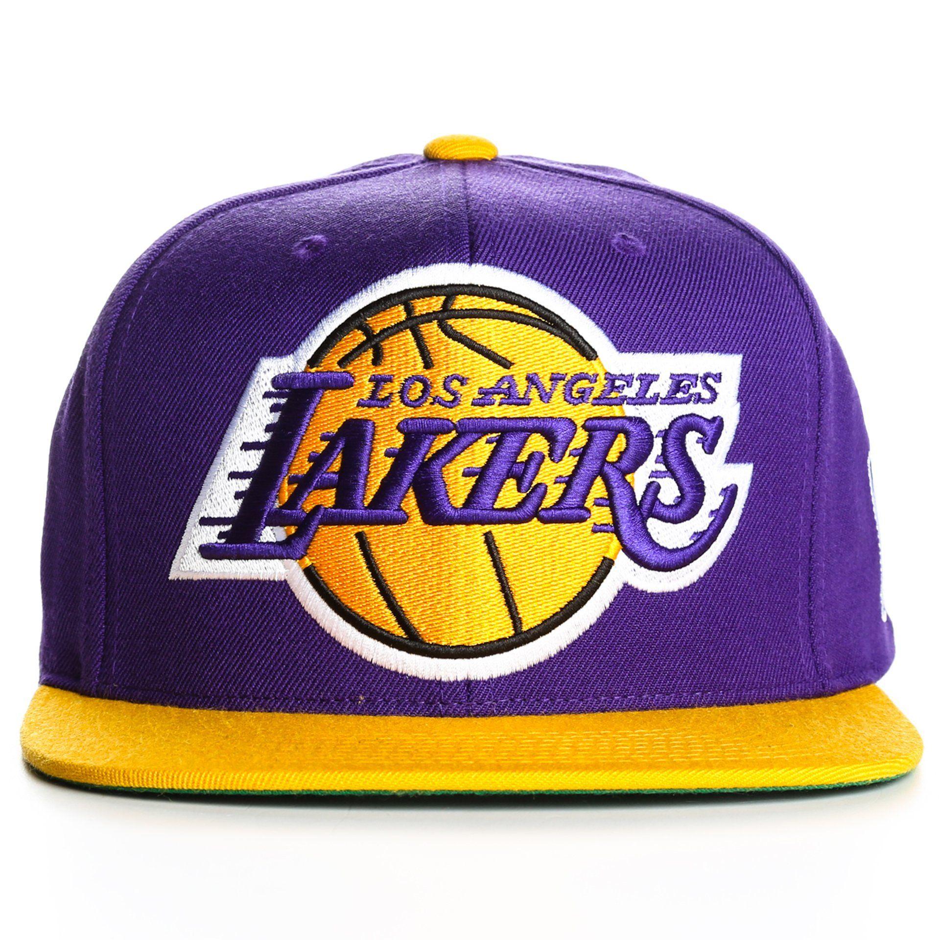 Purple and Gold Star Logo - Mitchell and Ness XL Logo 2 Tone LA Lakers Snapback - Purple/Gold ...