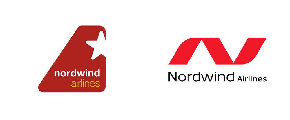 Red Airline Logo - Brand New: New Logo and Livery for Nordwind Airlines