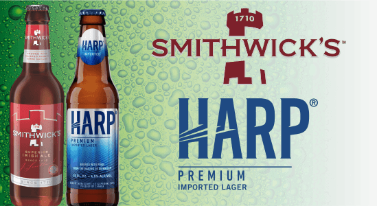 Smithwick's Harp and Logo - Perfect Time of Year For Imported Beer. Frank Beverage Group