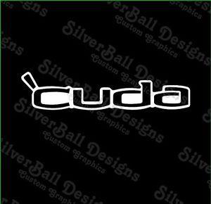 Custom Hemi Logo - CUDA Custom Vinyl sticker Laptop Car Window Bumper Dodge Hemi ...