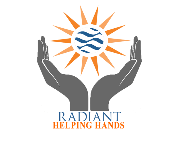 Hand Logo - radiant-helping-hands-logo-design | Real Estate | Hand logo, Helping ...