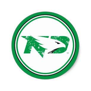 North Dakota Logo - North Dakota Logo Stickers | Zazzle