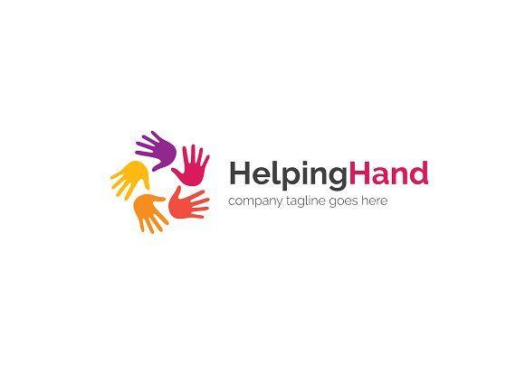Hand Logo - Helping Hand Logo ~ Logo Templates ~ Creative Market
