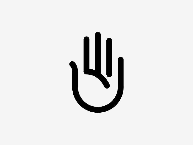 Hand Logo - High Five | Hope | Logo design, Hand logo, Logos
