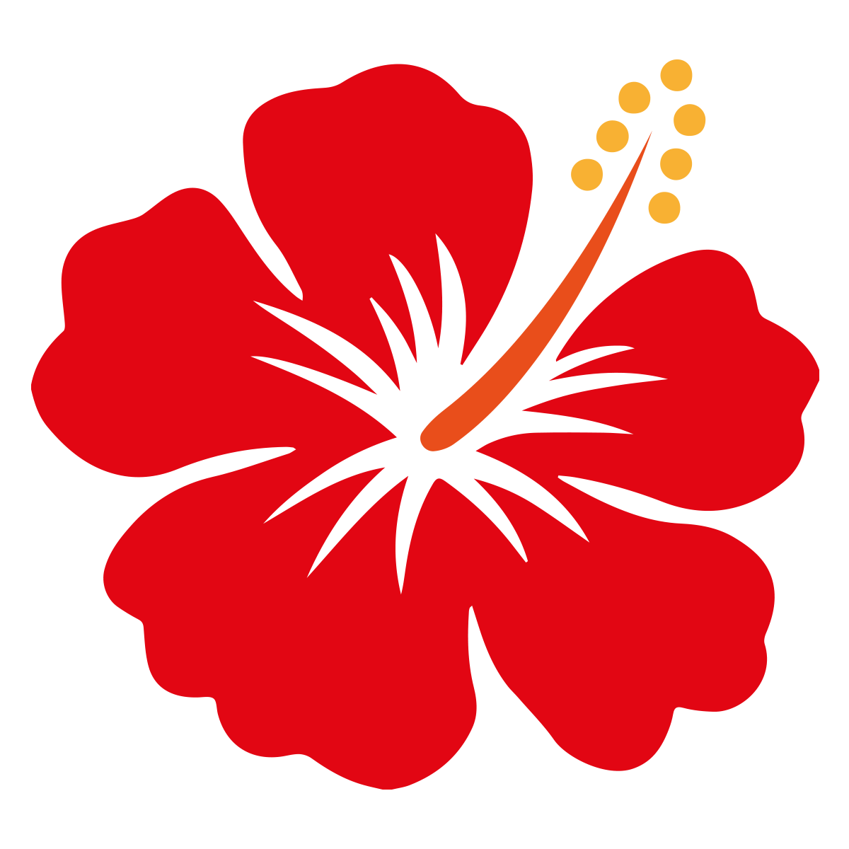 Hibiscus Logo - Hibiscus Vector - Free Vector Logo | 夏威夷拼布 | Hibiscus, Cricut ...
