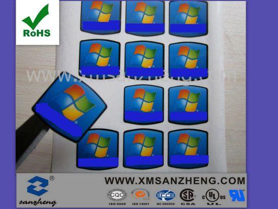 Colorful Computer Logo - China Custom Computer Self Adhesive High Temperature Resistant